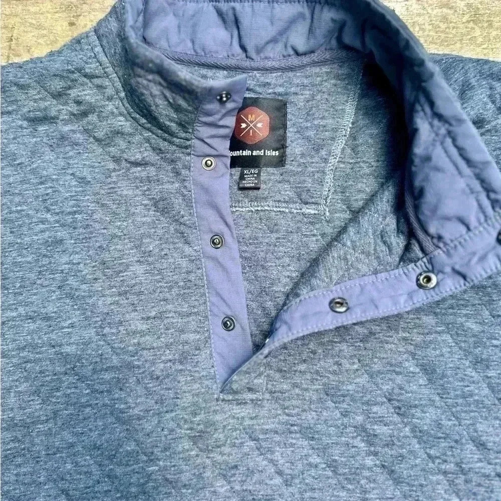 Blue Mountain and Isles Waffle Pullover - Picture 2 of 3